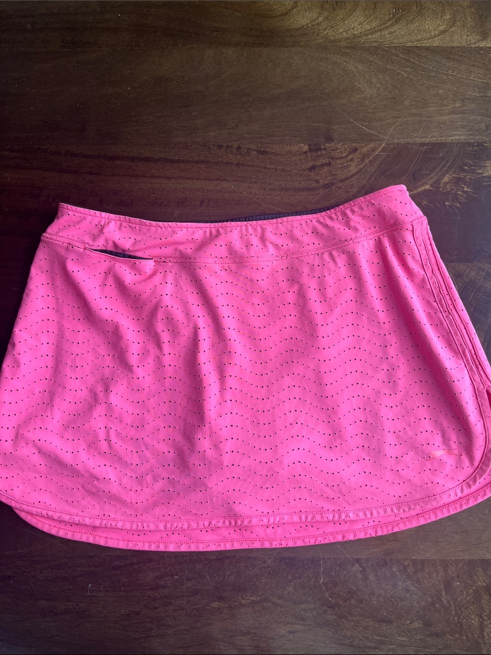 Slazenger Hot Pink Perforated Athletic Skort
